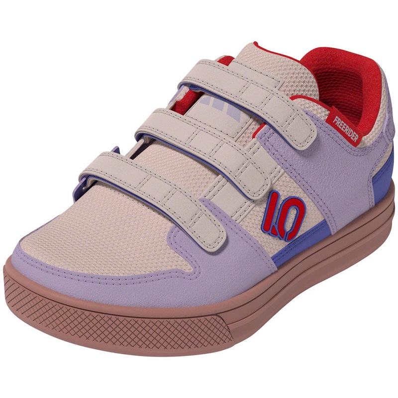 Five Ten Freerider Kids VCS Flat Shoes – Putty Mauve/Pure Ruby/Semi Cobalt Blue 1.5