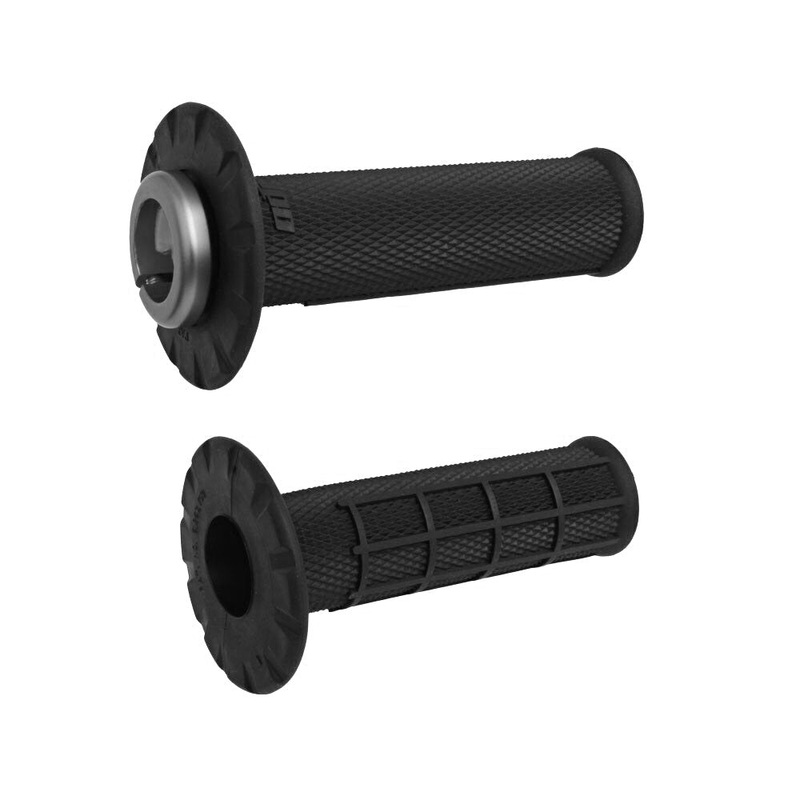 ODI Universal Half Waffle MX Lock-On Grip Black