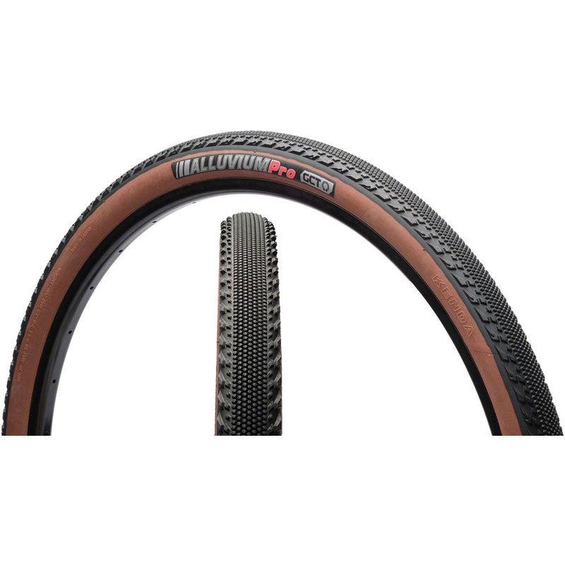 Kenda Alluvium Pro Tire – 700 x 40, Tubeless, Folding, Coffee Sidewall, 120tpi, GCT