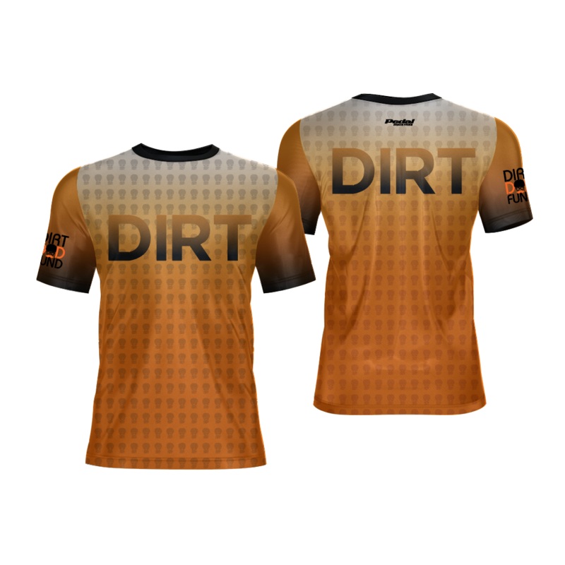 DIRT Dad Fund 2023 SUPERTECH Tee – SPRING Collection – ORANGE