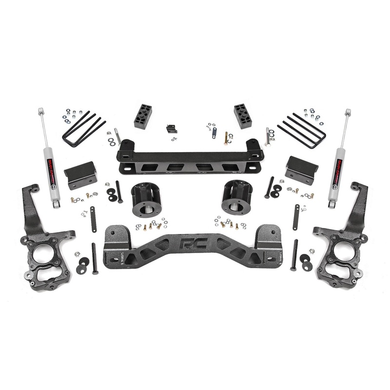 Rough Country | 4 Inch Lift Kit | Ford F-150 2WD (2015-2020) | 55130