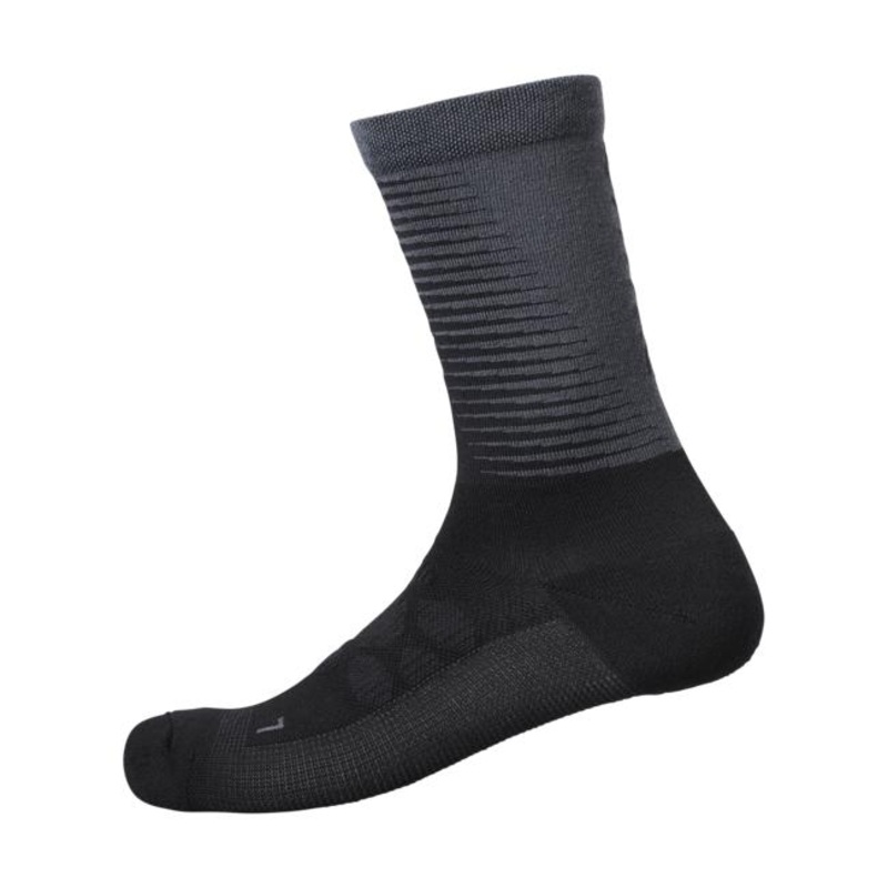 S-Phyre Merino Tall Bike Socks Black/Gray