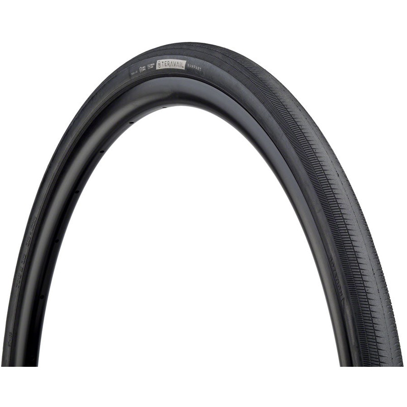 Teravail Rampart Tire – 700 x 32 Tubeless Folding BLK Light Supple Fast Compound