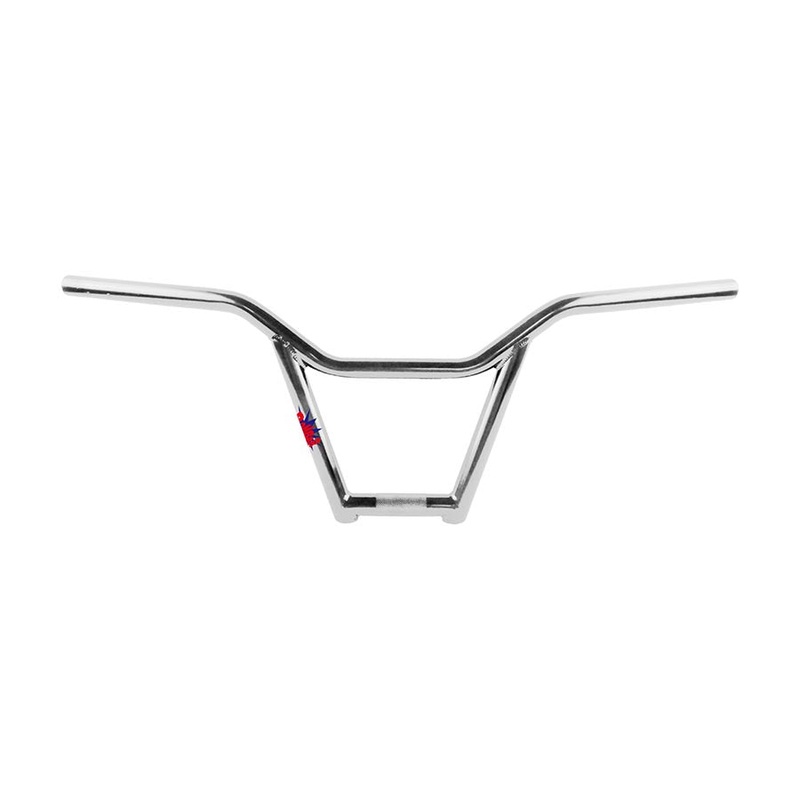 WeThePeople Bomb bar BMX Handlebar Diameter: 22.2mm 26.8″ Rise: 8.25″ Chrome