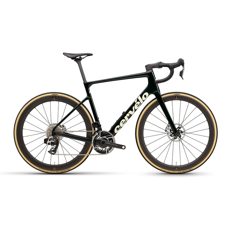 Cervelo Caledonia-5 Red AXS Bike Emerald / Cream