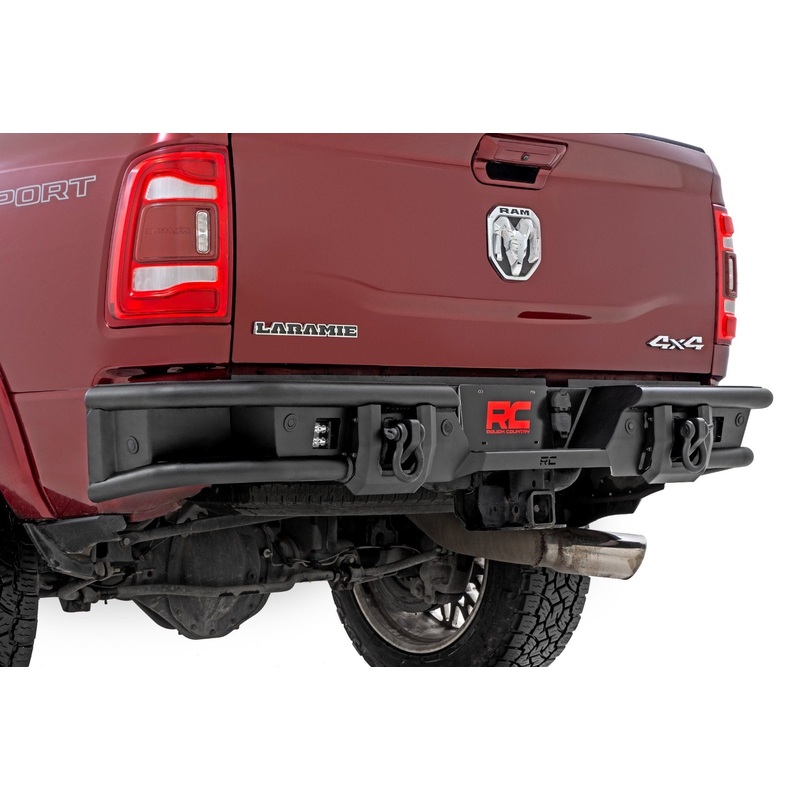 Rough Country | Rear Bumper | Tubular | Ram 2500 (10-26)/3500 (11-25) 2WD/4WD | 51213