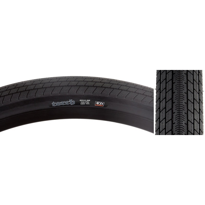 Torch Tire 20×1.95 Folding Clincher Dual EXO 120TPI Black