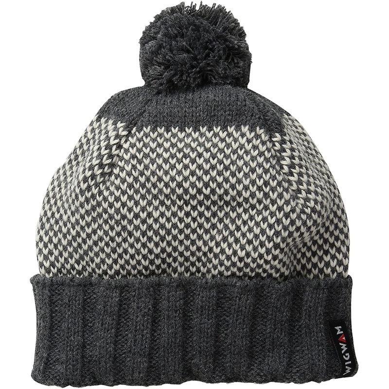 Wigwam Elements Pom Hat Charcoal
