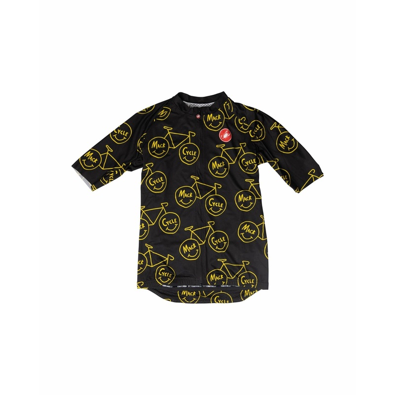 Women’s Happy Riding Castelli Aero Race 6.0 Jersey Black/Yellow