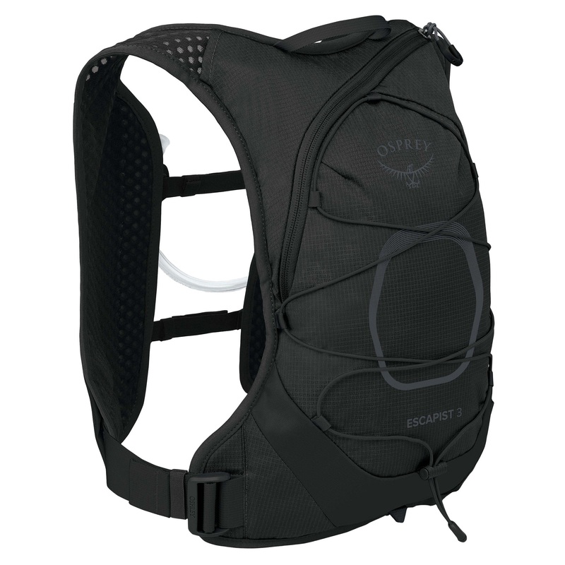 Osprey Escapist Velocity 3 Hydration Pack – Black – 3L Pack – 1.5L Bladder – L/XL