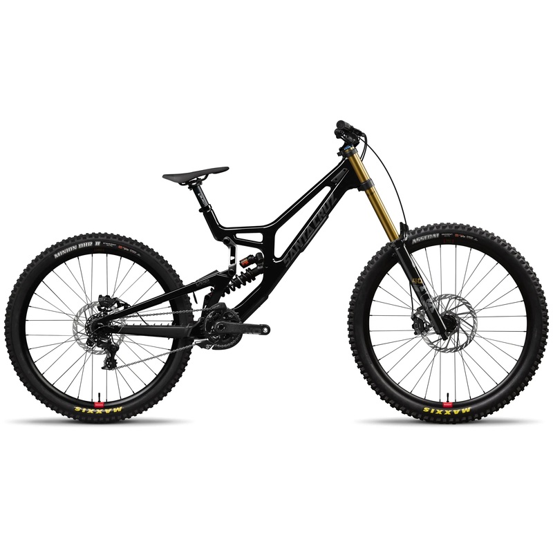 2025 Santa Cruz V10 8 CC DH X01 Gloss Black Sparkle