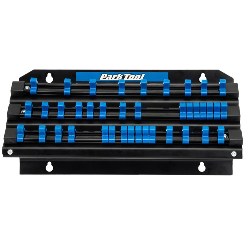 Park Tool JH-3 Wall-Mounted Socket Bit and Torque Tool Organizer