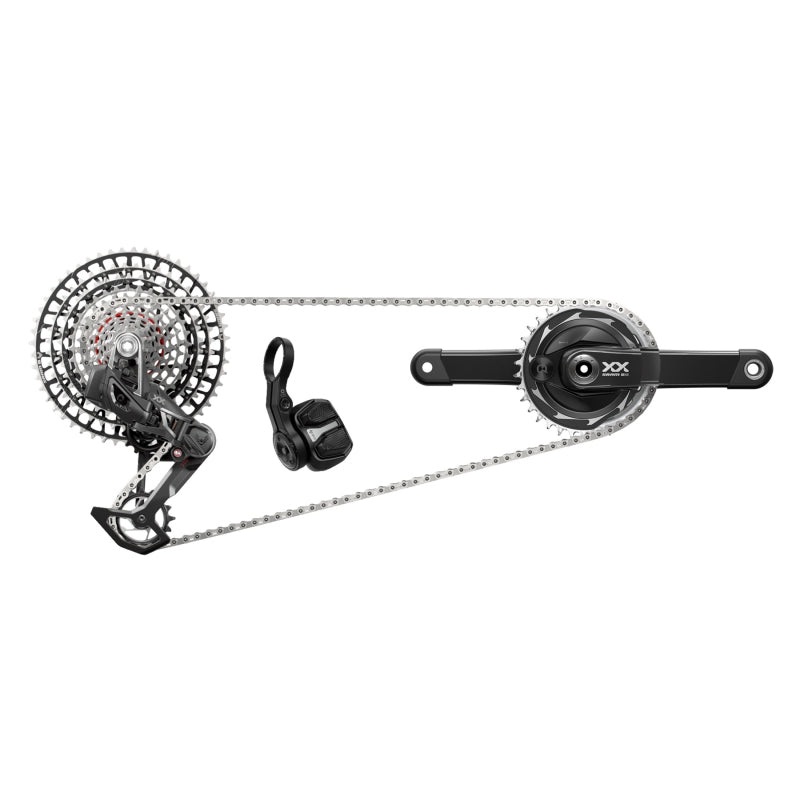 XX SL T-Type Eagle Transmission Power Meter Group – 175mm 34t Chainring AXS POD Controller 10-52t Cassette Rear Derailleur Chain