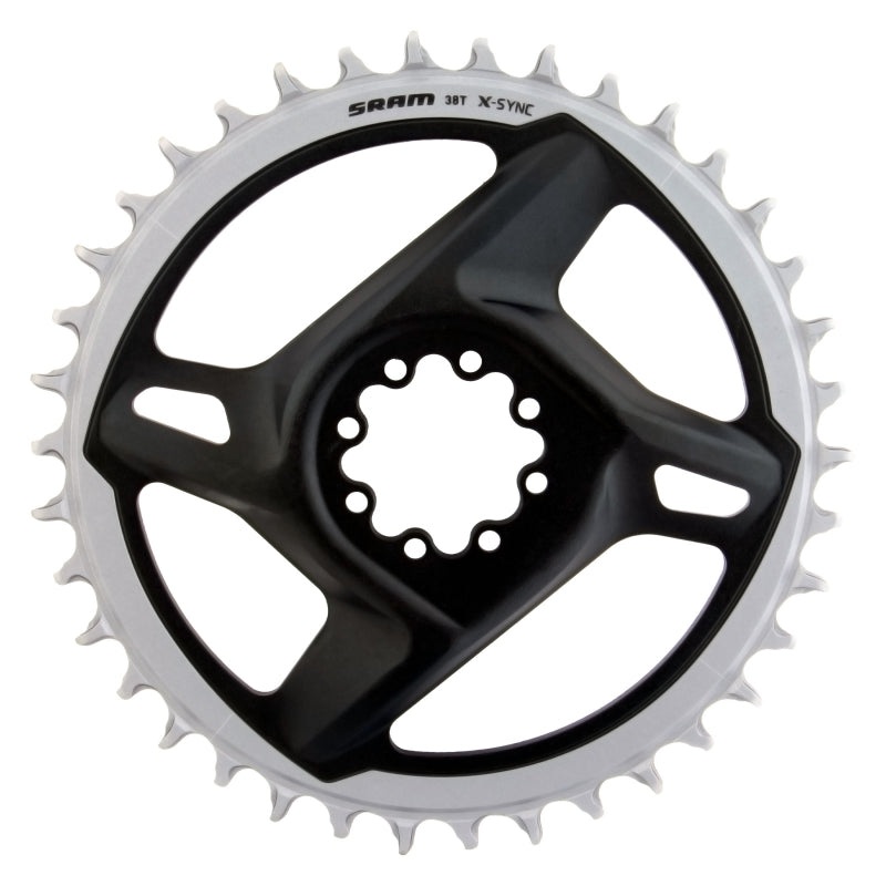 X-Sync Road Direct Mount Chainring RED/Force – 38t 12-Speed 8-Bolt Direct Mount Gray