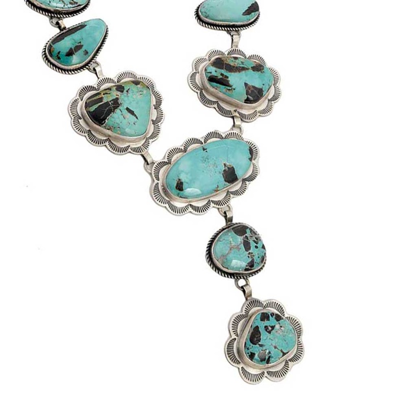 Carico Lariat Stone Necklace