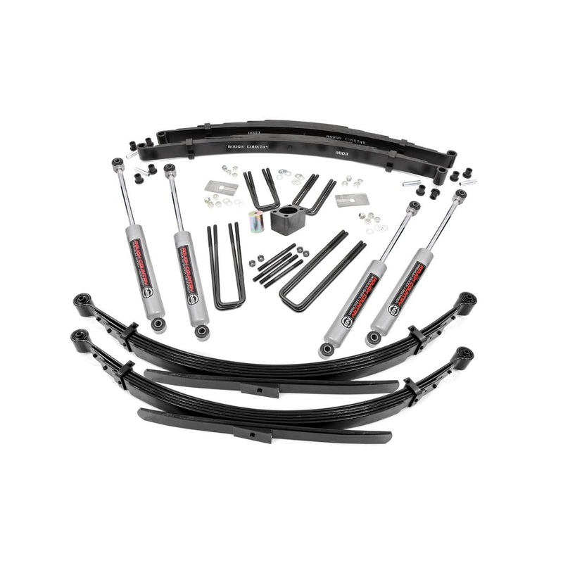 Rough Country | 4 Inch Lift Kit | Rear Springs | Dodge W100 Truck/W200 Truck 4WD (1974-1977) | 336.20