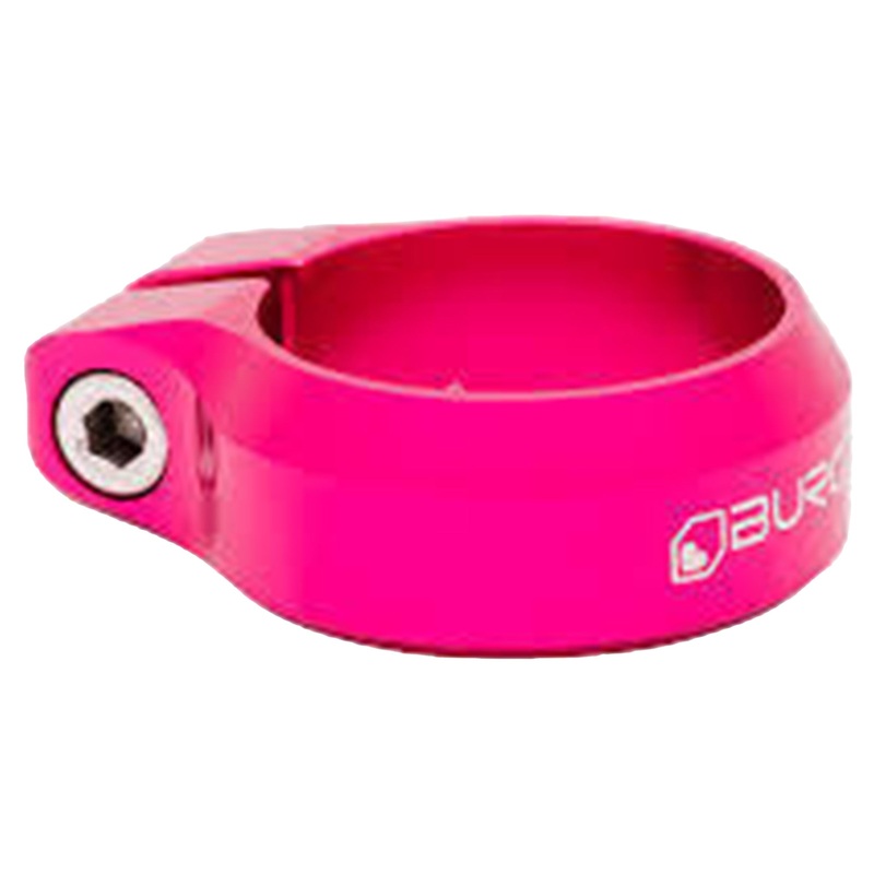 Burgtec Seat Clamp – 39.7mm – Toxic Barbie Pink
