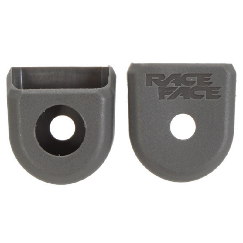 Crank Boots: For Carbon Cranks 2-Pack Gray