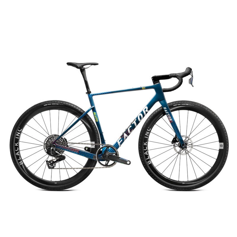 Factor ALUTO SRAM Red XPLR w/ Power Meter Raptor Blue