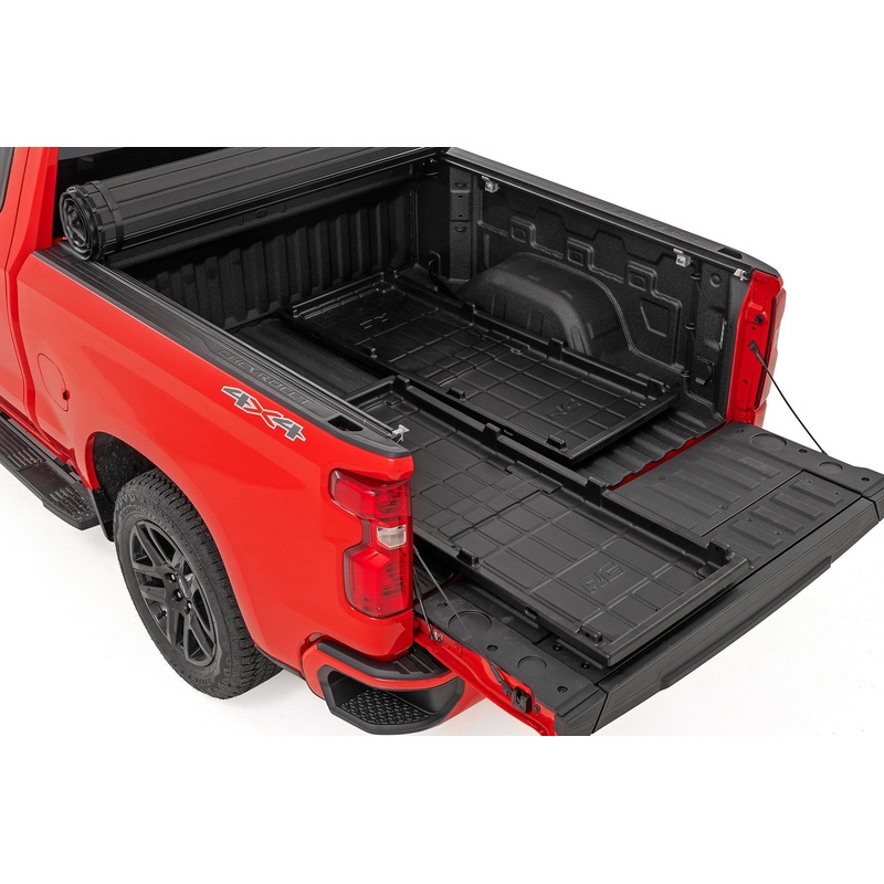 Rough Country | Truck Bed Cargo Storage Tray | Easy Access | Long Bed Storage Tray | 10209