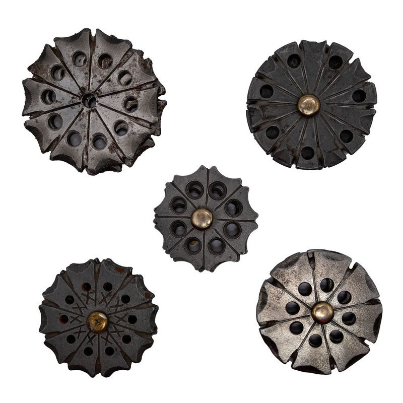 Hand Cut Spur Rowels Denton Collection