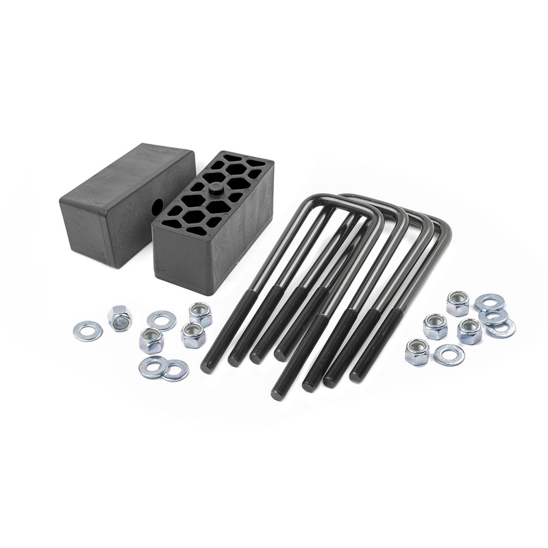 Rough Country | 2.5 Inch Block & U-Bolt Kit | Chevy/GMC 1500 (99-25) | 6521