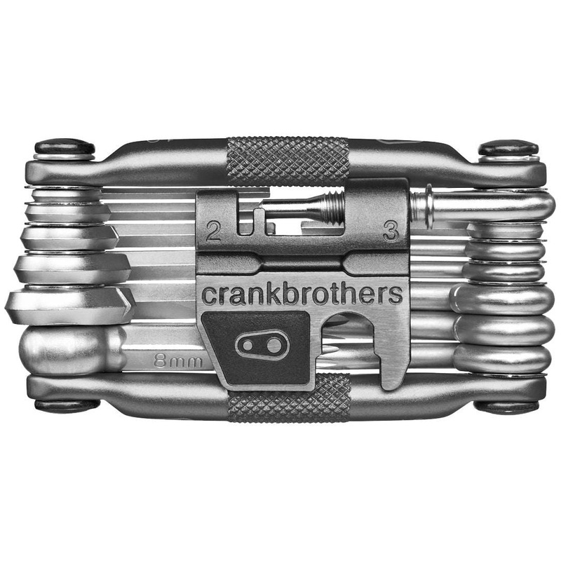 Crankbrothers Multi-19 Mini Tool with Flask – Nickel