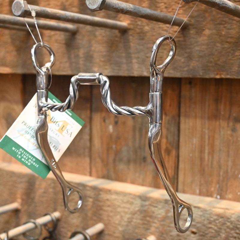 Myler USA Bit –  Style #215 Twisted Wire Hinge Port
