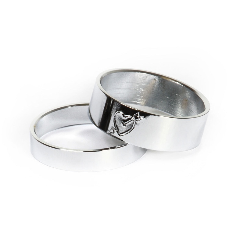 SimWorks With Me CroMo headset spacers chrome