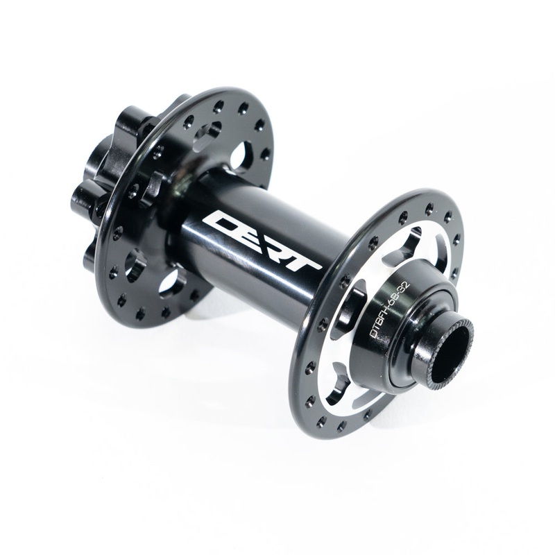Dert Front 6 Bolt Disc Hub – 6 Bolt – Black