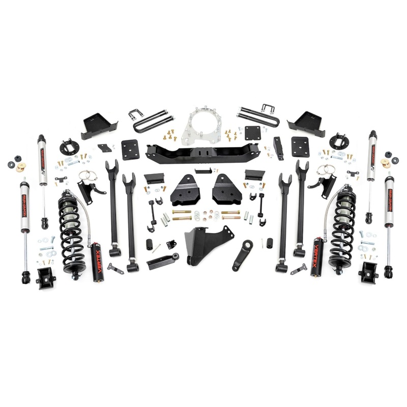 Rough Country | 6 Inch Lift Kit | 4-Link | OVLD | C/O V2 | Ford F-250/F-350 Super Duty (17-22) | 56056