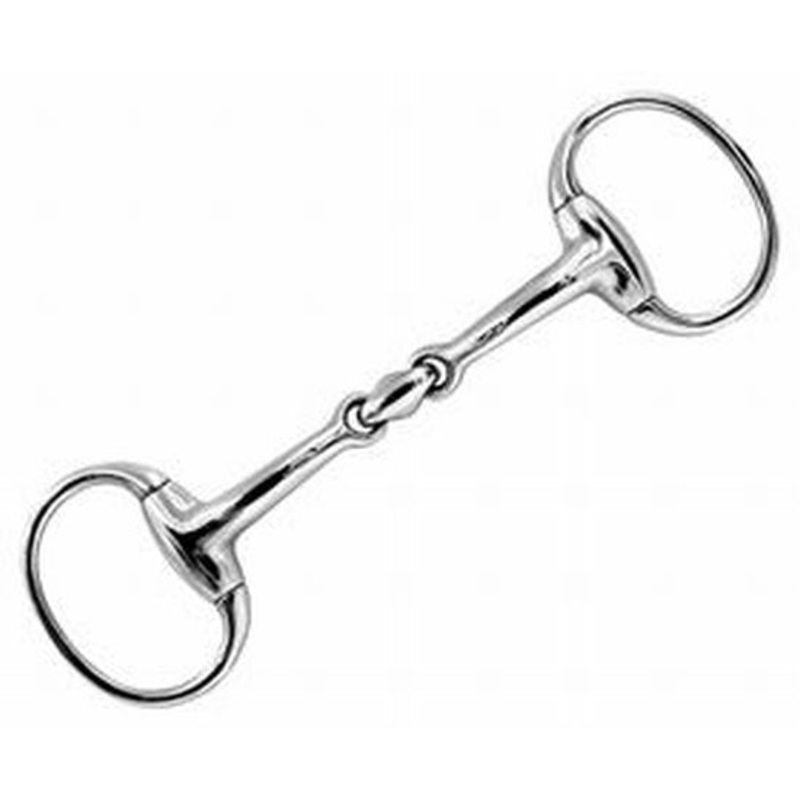 Bit eggbutt elliptical snaffle