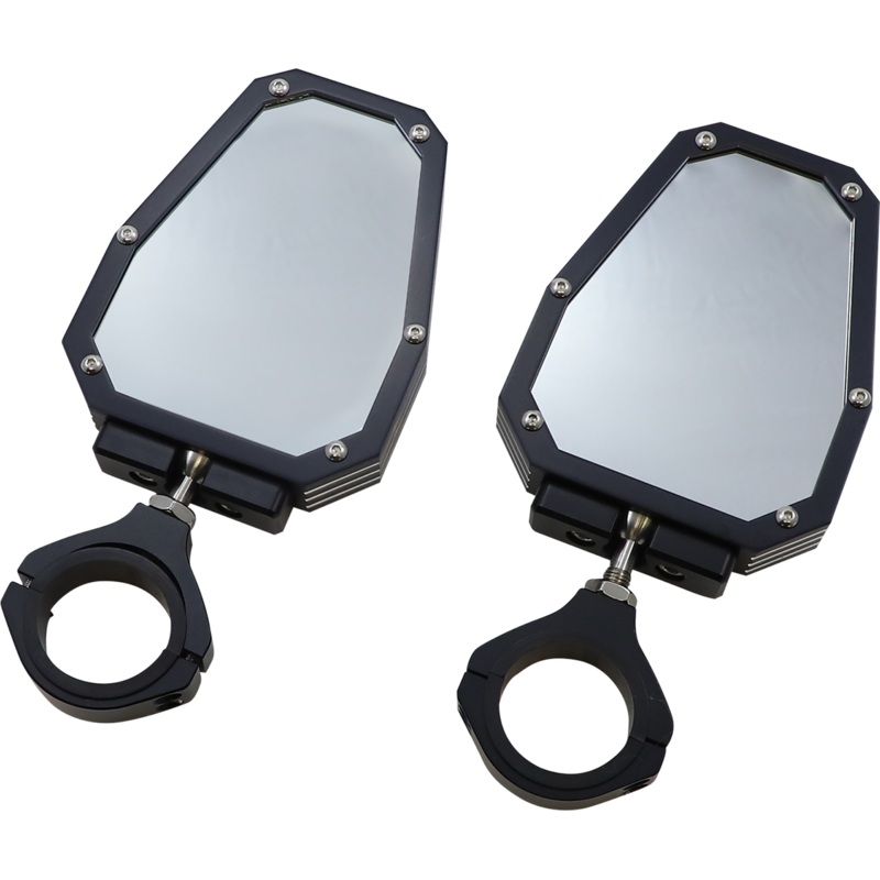 MOOSE OFFROAD Mirror – Side View – Hexagon – Black M60-7009B