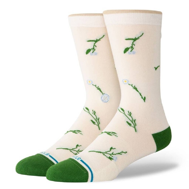 Stance Women’s Wildflower Crew Socks – Ivory