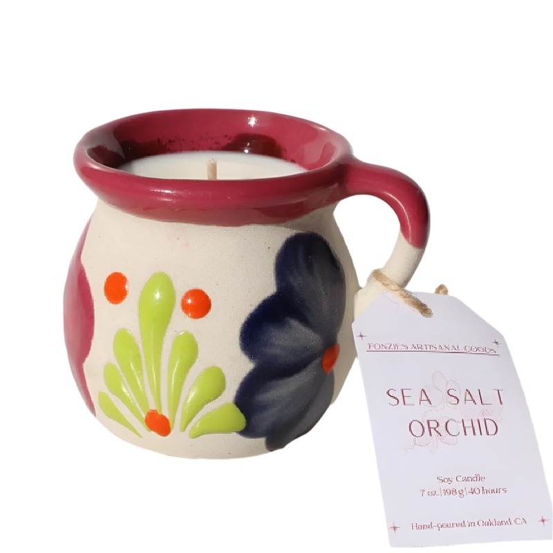 Sea Salt Orchid Jarrito Candle – 7oz