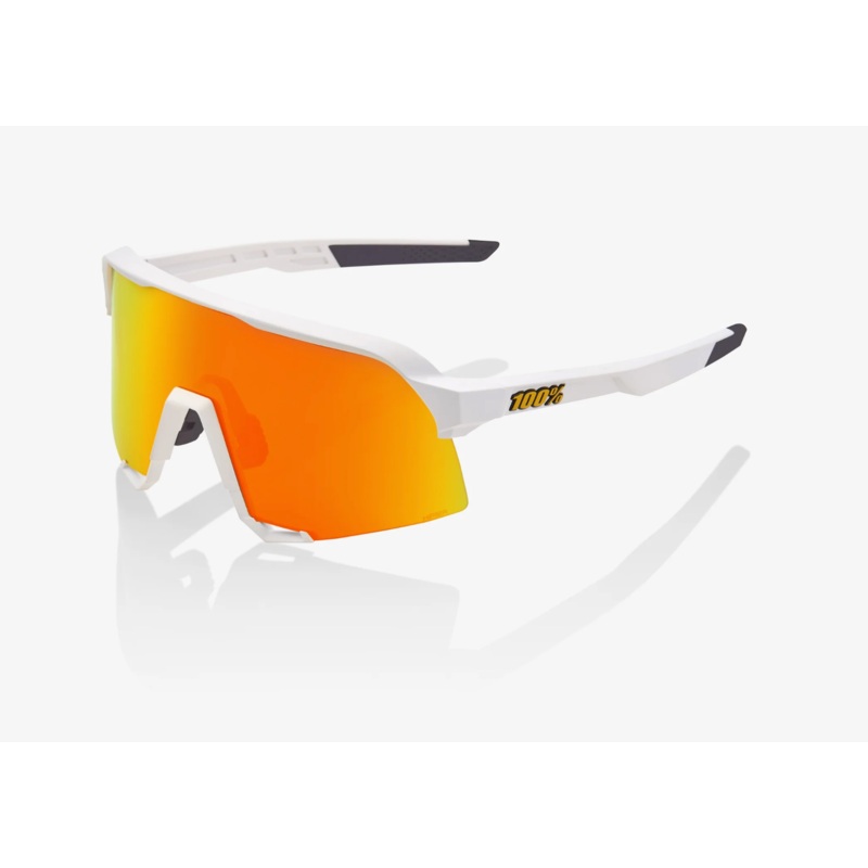 100% S3 Soft Tact White Hiper Red Multilayer Mirror Lens