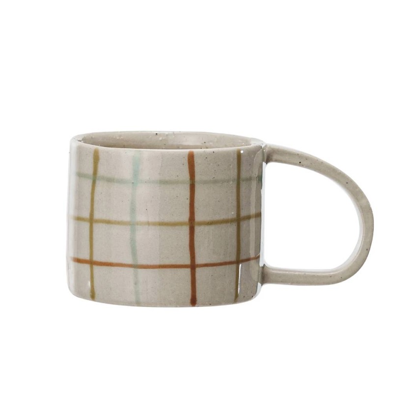 12 oz. Hand-Painted Stoneware Mug – FINAL SALE