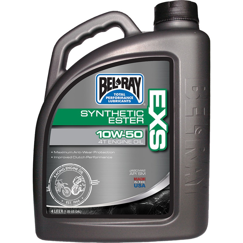 Bel-Ray EXS Full Synthetic Ester 4T Engine Oil 10W-50 – 4L