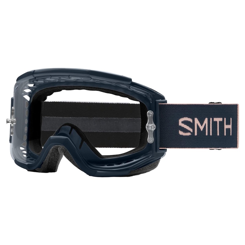 Smith Squad MTB Goggles – One Size Fits Most – French Navy Rock Salt – Clear Lens
