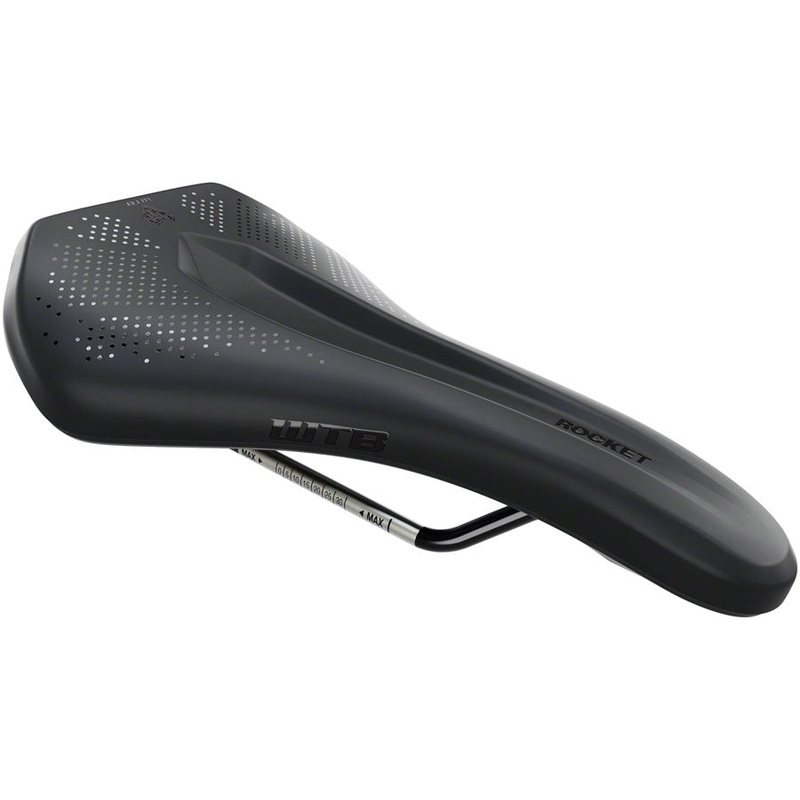 WTB Rocket Saddle – Titanium, Black, Medium, Fusion Form