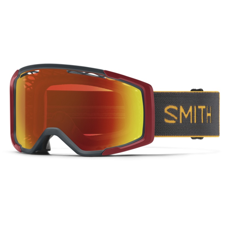Smith Rhythm Goggles – Slate-Fool’s Gold – ChromaPop Everyday Red Mirror Lens