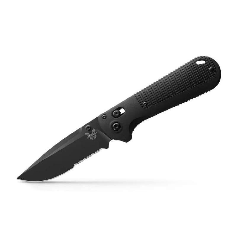 Benchmade Redoubt Black Grivory Drop-point