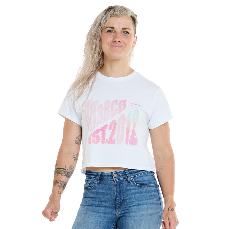 DHaRCO Women’s Cotton Crop – Women’s L – White