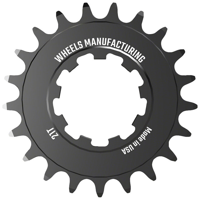 Wheels Manufacturing SOLO-SPEED Cog – 21t, Fits SOLO-SPLINE and SOLO-XD kits, Black