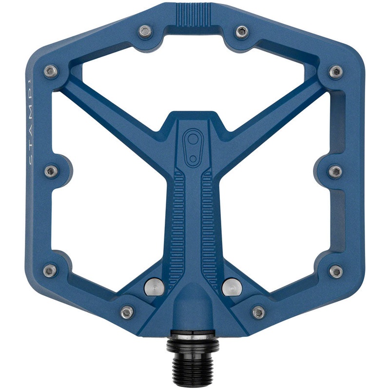 Crankbrothers Stamp 1 Gen 2 Pedals – Platform Composite 9/16″ Navy Large