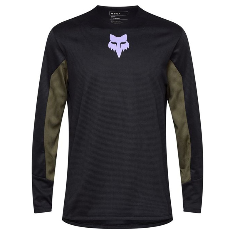 Fox Ranger Youth Long Sleeve Jersey Park – L – Park Black