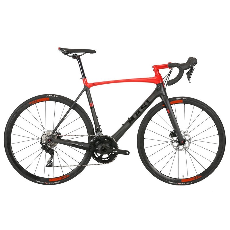 Masi Evoluzione 105 Disc Road Bike 2019 Satin Black / Red