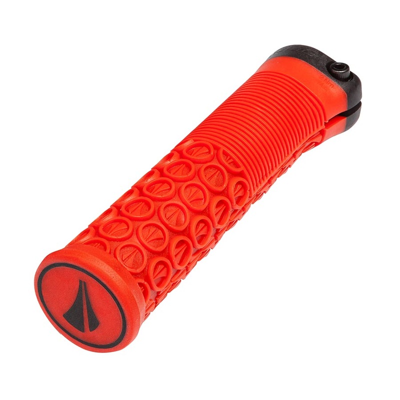 SDG Thrice 31 Lock-On MTB Grips – Red