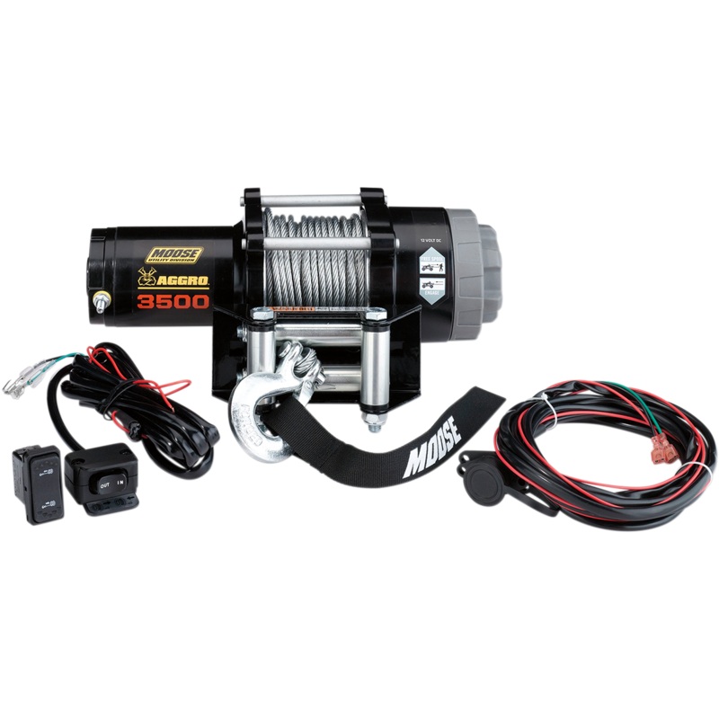 MOOSE UTILITY 3500 LB Winch – Wire Rope 104308