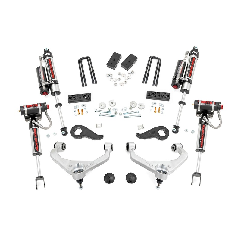Rough Country | 3 Inch Lift Kit | Vertex | w/ Overloads | Chevy/GMC 2500HD/3500HD (20-25) | 97750
